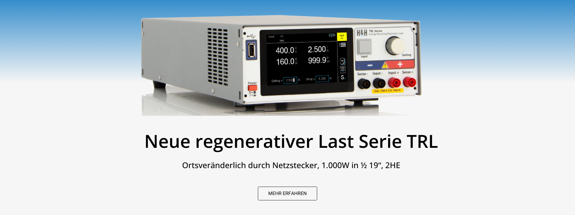 Neue regenerativer Last Serie TRL_blau_23092024